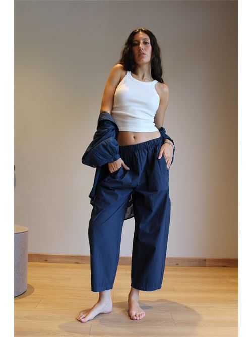Pantalone ovetto in cotone DIECI MINUTI | TP40224